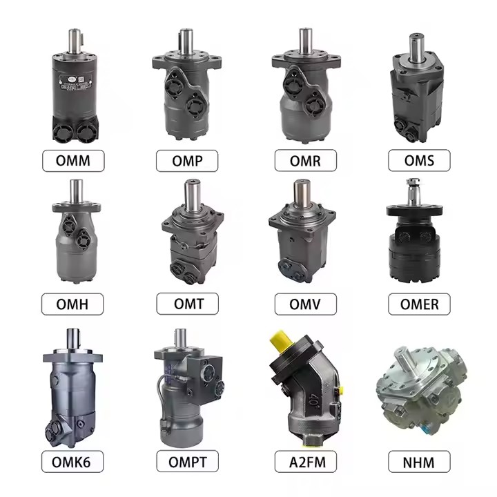 BMP hydraulic motor are matched to Eaton H Series Flange bolt OMPH model track hydraulic motors